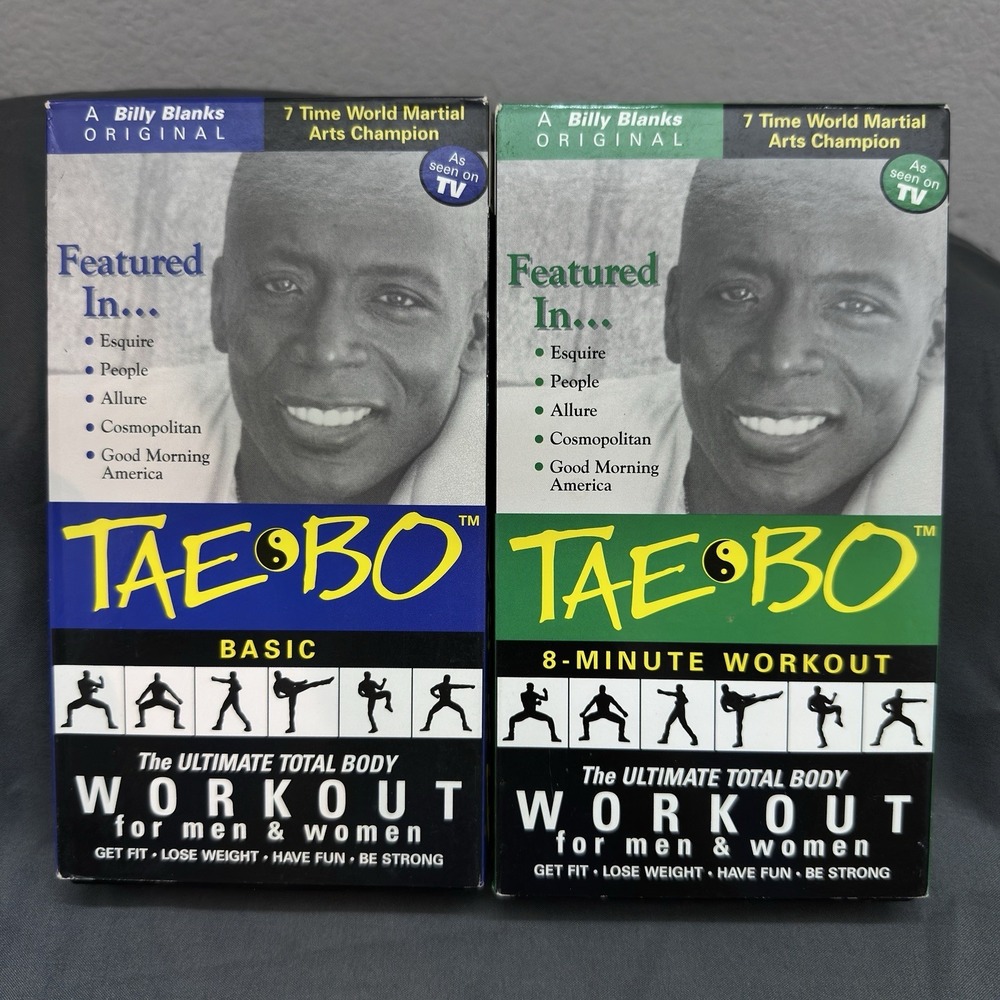 Tae Bo 2 Tape Set Basic And 8 Minute Workout-‎ VHS (1998)